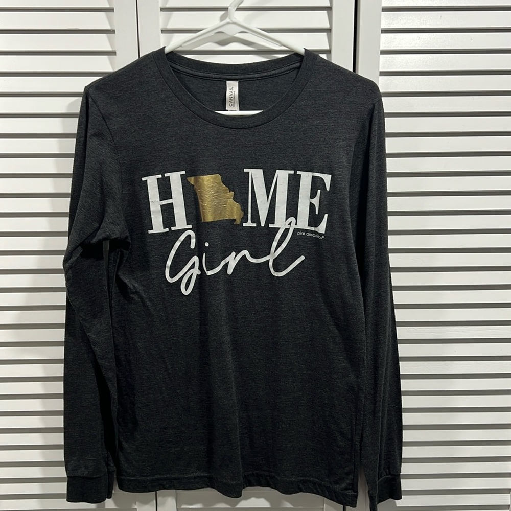 Missouri Home Girl L/S Tee Small